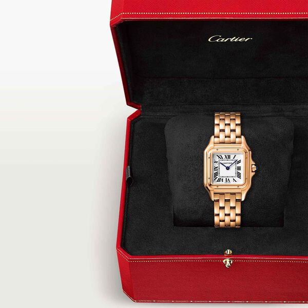 Panth&egrave;re de Cartier 29 x 37 mm quartz en or rose, moyen mod&egrave;le